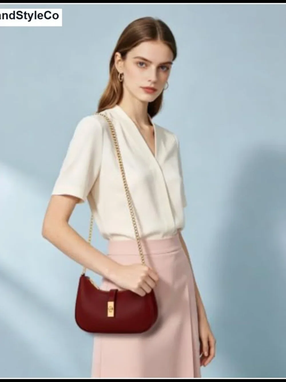 Shoulder Bag Women Cute Hobo Vegan Leather Handbag